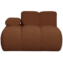 Laden Sie das Bild in den Galerie-Viewer, MOJO CHAISE LONGUE ELEMENT LEFT BOUCLE RUST BROWN MELANGE