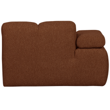Laden Sie das Bild in den Galerie-Viewer, MOJO CHAISE LONGUE ELEMENT LEFT BOUCLE RUST BROWN MELANGE