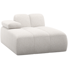 Laden Sie das Bild in den Galerie-Viewer, MOJO CHAISE LONGUE ELEMENT LEFT WOOLLY ECRU