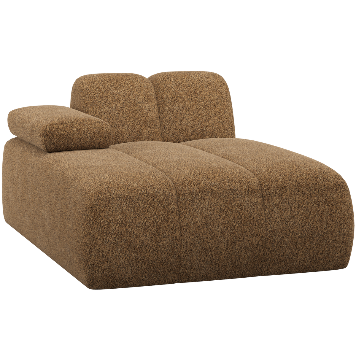 MOJO CHAISE LONGUE ELEMENT LEFT WOOLLY HONEY YELLOW