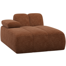 Cargar imagen en el visor de la galería, MOJO CHAISE LONGUE ELEMENT LEFT WOOLLY RUST BROWN