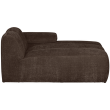 Laden Sie das Bild in den Galerie-Viewer, MOJO CHAISE LONGUE ELEMENT RIGHT RIB FABRIC BROWN