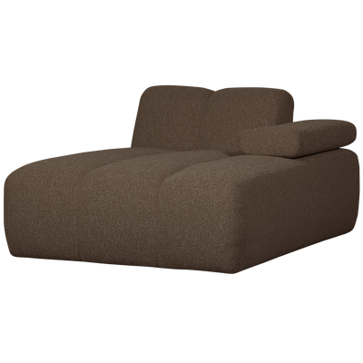 MOJO CHAISE LONGUE ELEMENT RIGHT BOUCLE BROWN MELANGE