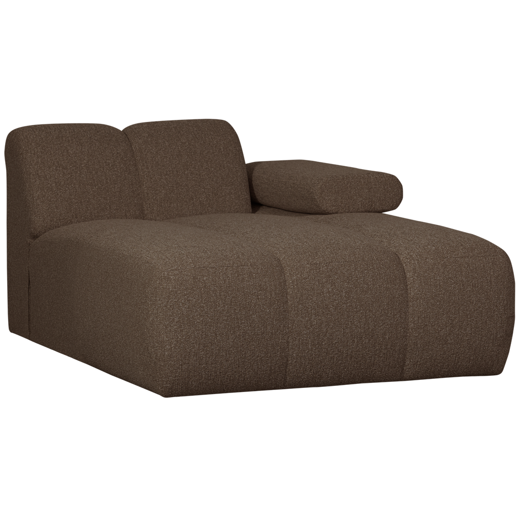 MOJO CHAISE LONGUE ELEMENT RIGHT BOUCLE BROWN MELANGE