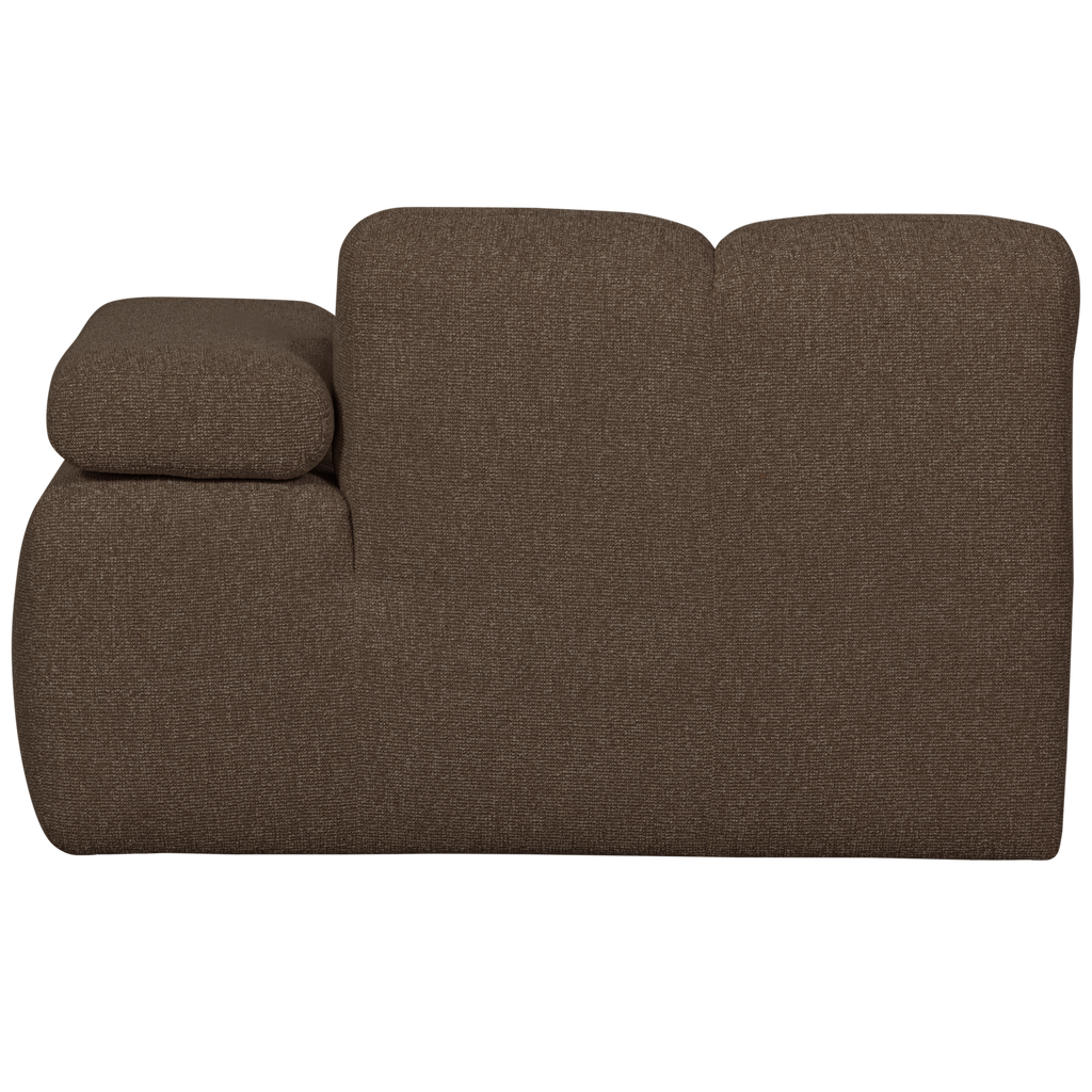 MOJO CHAISE LONGUE ELEMENT RIGHT BOUCLE BROWN MELANGE
