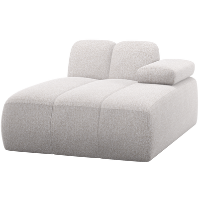 MOJO CHAISE LONGUE ELEMENT RIGHT BOUCLE ECRU MELANGE