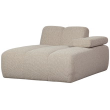 Laden Sie das Bild in den Galerie-Viewer, MOJO CHAISE LONGUE ELEMENT RIGHT BOUCLE BEIGE MELANGE