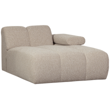 Laden Sie das Bild in den Galerie-Viewer, MOJO CHAISE LONGUE ELEMENT RIGHT BOUCLE BEIGE MELANGE