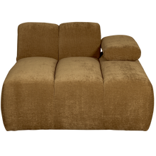 Laden Sie das Bild in den Galerie-Viewer, MOJO CHAISE LONGUE ELEMENT RIGHT RIB FABRIC HONEY YELLO