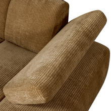 Laden Sie das Bild in den Galerie-Viewer, MOJO CHAISE LONGUE ELEMENT RIGHT RIB FABRIC HONEY YELLO