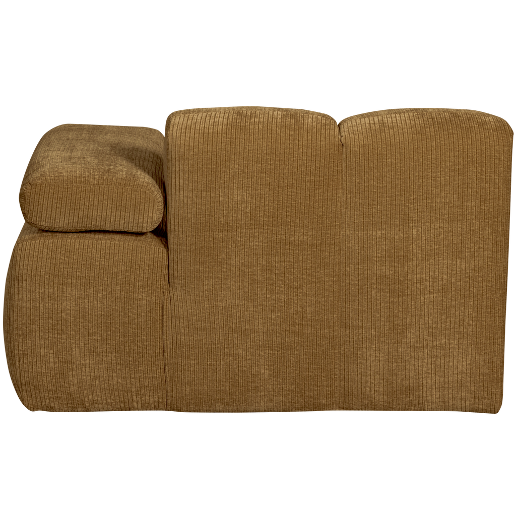MOJO CHAISE LONGUE ELEMENT RIGHT RIB FABRIC HONEY YELLO
