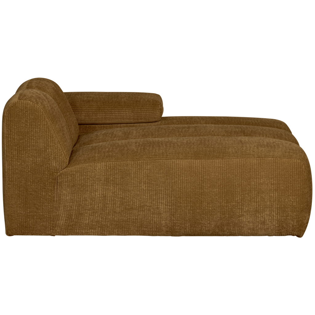 MOJO CHAISE LONGUE ELEMENT RIGHT RIB FABRIC HONEY YELLO