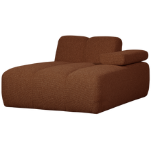Laden Sie das Bild in den Galerie-Viewer, MOJO CHAISE LONGUE ELEMENT RIGHT BOUCLE RUST BROWN MELANGE