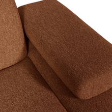 Laden Sie das Bild in den Galerie-Viewer, MOJO CHAISE LONGUE ELEMENT RIGHT BOUCLE RUST BROWN MELANGE