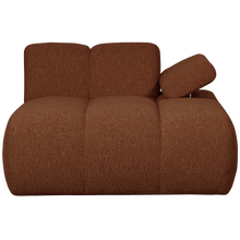 Laden Sie das Bild in den Galerie-Viewer, MOJO CHAISE LONGUE ELEMENT RIGHT BOUCLE RUST BROWN MELANGE