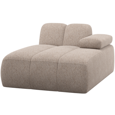 MOJO CHAISE LONGUE ELEMENT RIGHT WOOLLY DARK SAND