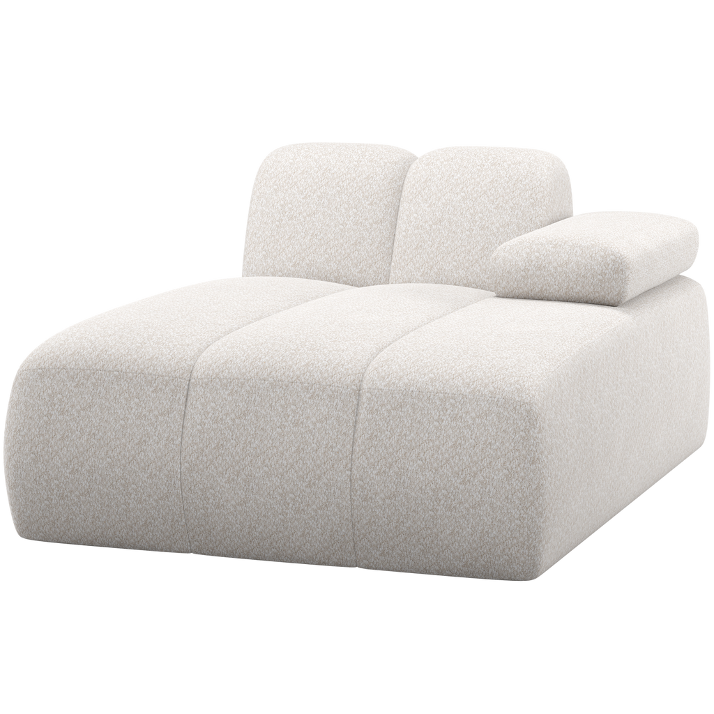 MOJO CHAISE LONGUE ELEMENT RIGHT WOOLLY ECRU