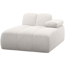 Laden Sie das Bild in den Galerie-Viewer, MOJO CHAISE LONGUE ELEMENT RIGHT WOOLLY ECRU