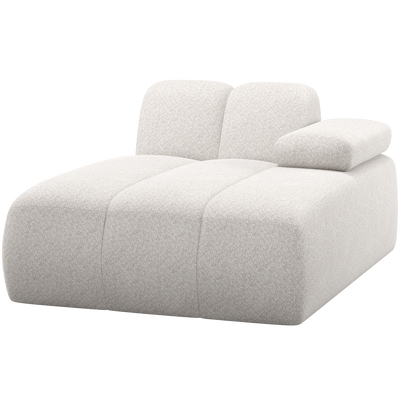 MOJO CHAISE LONGUE ELEMENT RIGHT WOOLLY ECRU