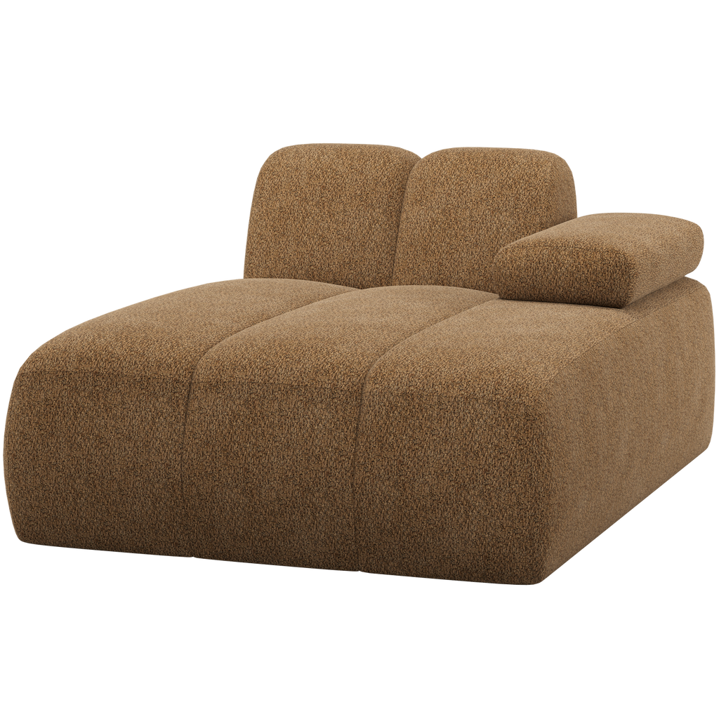 MOJO CHAISE LONGUE ELEMENT RIGHT WOOLLY HONEY YELLOW