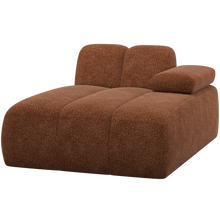 Laden Sie das Bild in den Galerie-Viewer, MOJO CHAISE LONGUE ELEMENT RIGHT WOOLLY RUST BROWN