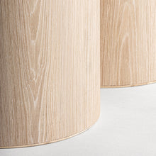 Load image into Gallery viewer, Cream Oak Wood Dining Table
