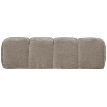 Load image into Gallery viewer, MOJO DINING BENCH 164 CM RIB FABRIC DARK SAND