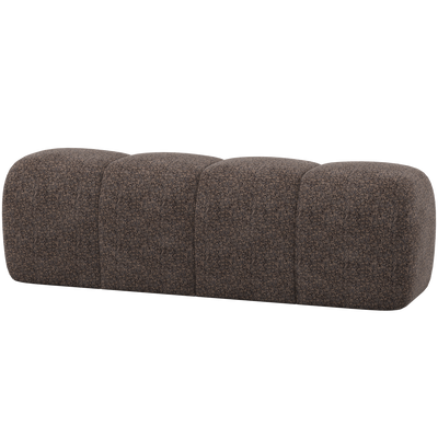 MOJO DINING BENCH 164 CM WOOLLY BROWN