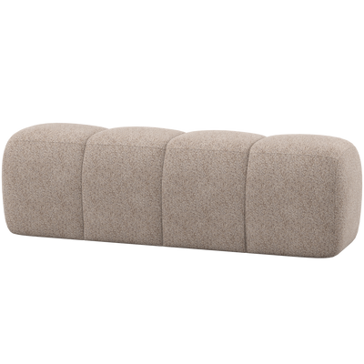 MOJO DINING BENCH 164 CM WOOLLY DARK SAND