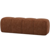 MOJO DINING BENCH 164 CM WOOLLY RUST BROWN