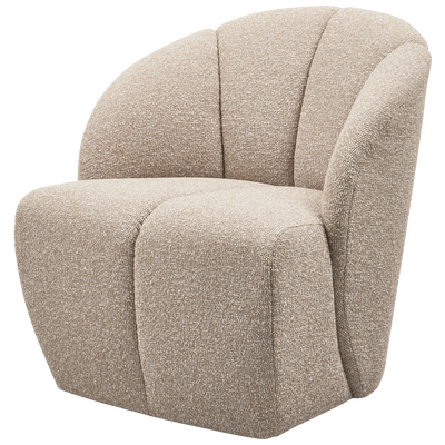 MOJO SWIVEL ARMCHAIR BOUCLE BEIGE MELANGE