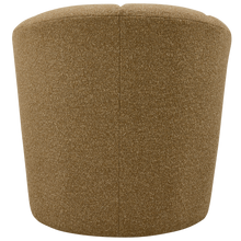 Cargar imagen en el visor de la galería, MOJO SWIVEL ARMCHAIR BOUCLE YELLOW/BROWN MELANGE