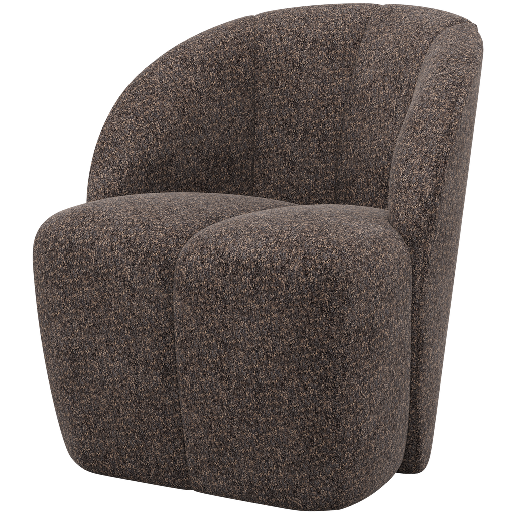 MOJO SWIVEL ARMCHAIR WOOLLY BROWN