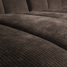 Load image into Gallery viewer, MOJO CHAISE LONGUE SOFA LEFT RIB FABRIC BROWN