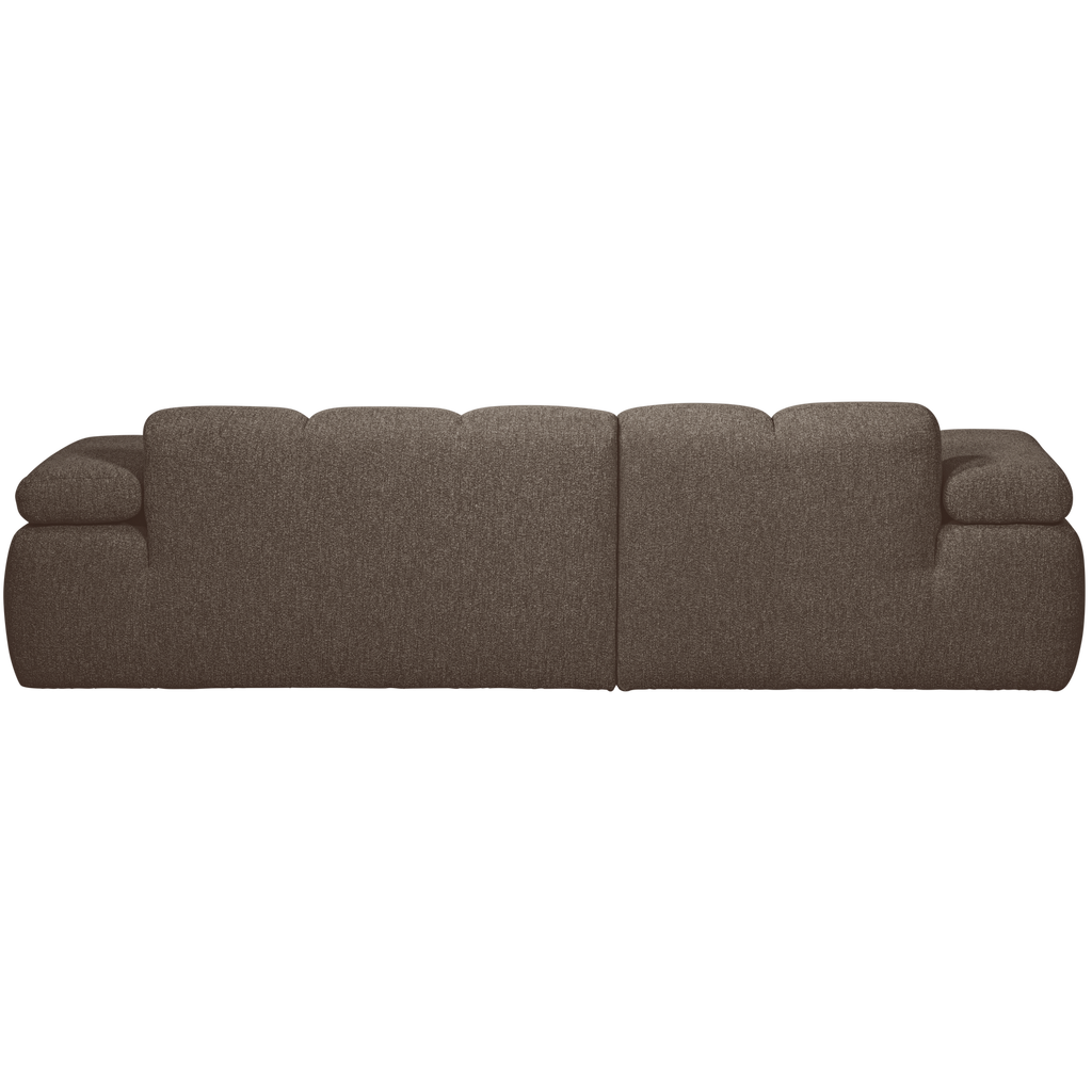 MOJO CHAISE LONGUE SOFA LEFT BOUCLE BROWN MELANGE