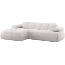 Laden Sie das Bild in den Galerie-Viewer, MOJO CHAISE LONGUE SOFA LEFT BOUCLE ECRU MELANGE
