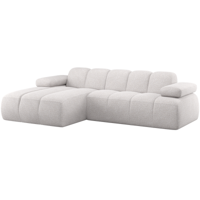 MOJO CHAISE LONGUE SOFA LEFT BOUCLE ECRU MELANGE