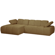 Laden Sie das Bild in den Galerie-Viewer, MOJO CHAISE LONGUE LEFT BOUCLE YELLOW/BROWN MELANGE