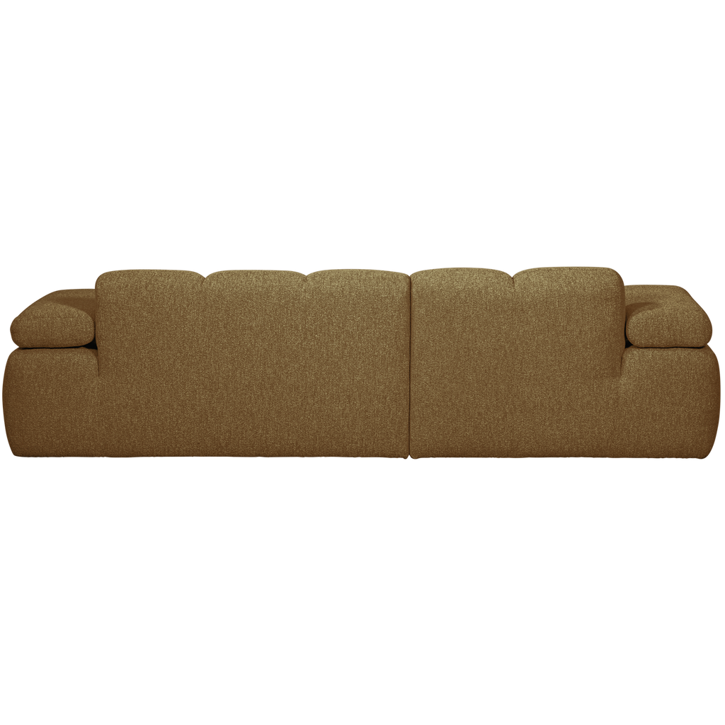 MOJO CHAISE LONGUE LEFT BOUCLE YELLOW/BROWN MELANGE