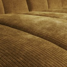 Laden Sie das Bild in den Galerie-Viewer, MOJO CHAISE LONGUE SOFA LEFT RIB FABRIC HONEY YELLOW