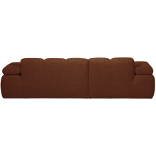 Laden Sie das Bild in den Galerie-Viewer, MOJO CHAISE LONGUE SOFA LEFT BOUCLE RUST BROWN MELANGE