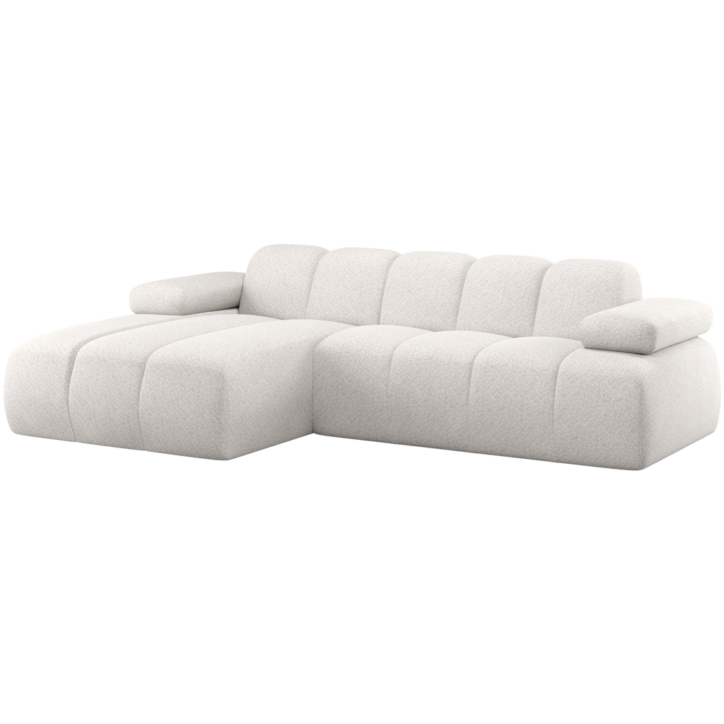 MOJO CHAISE LONGUE SOFA LEFT WOOLLY ECRU
