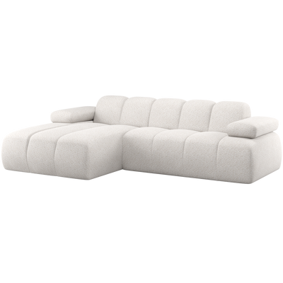 MOJO CHAISE LONGUE SOFA LEFT WOOLLY ECRU