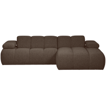 Laden Sie das Bild in den Galerie-Viewer, MOJO CHAISE LONGUE SOFA RIGHT BOUCLE BROWN MELANGE