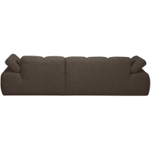 Laden Sie das Bild in den Galerie-Viewer, MOJO CHAISE LONGUE SOFA RIGHT BOUCLE BROWN MELANGE