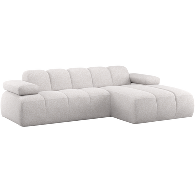 MOJO CHAISE LONGUE SOFA RIGHT BOUCLE ECRU MELANGE