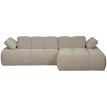 Laden Sie das Bild in den Galerie-Viewer, MOJO CHAISE LONGUE SOFA RIGHT BOUCLE BEIGE MELANGE