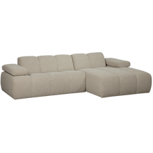 Laden Sie das Bild in den Galerie-Viewer, MOJO CHAISE LONGUE SOFA RIGHT BOUCLE BEIGE MELANGE