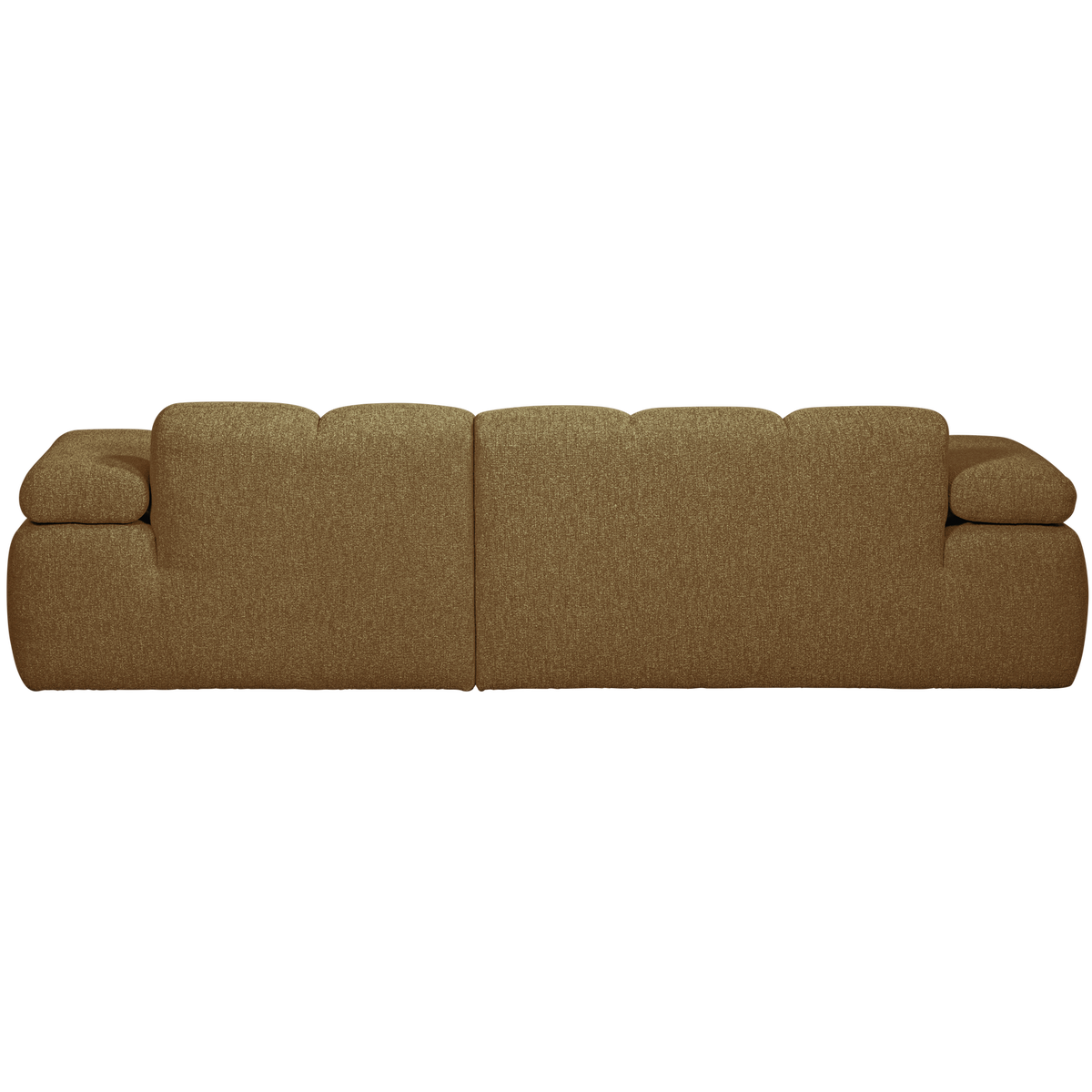 MOJO CHAISE LONGUE SOFA RIGHT BOUCLE YELLOW BROWN MELANGE
