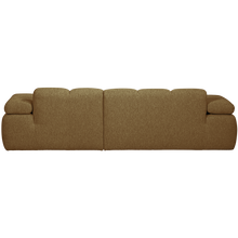 Laden Sie das Bild in den Galerie-Viewer, MOJO CHAISE LONGUE SOFA RIGHT BOUCLE YELLOW BROWN MELANGE